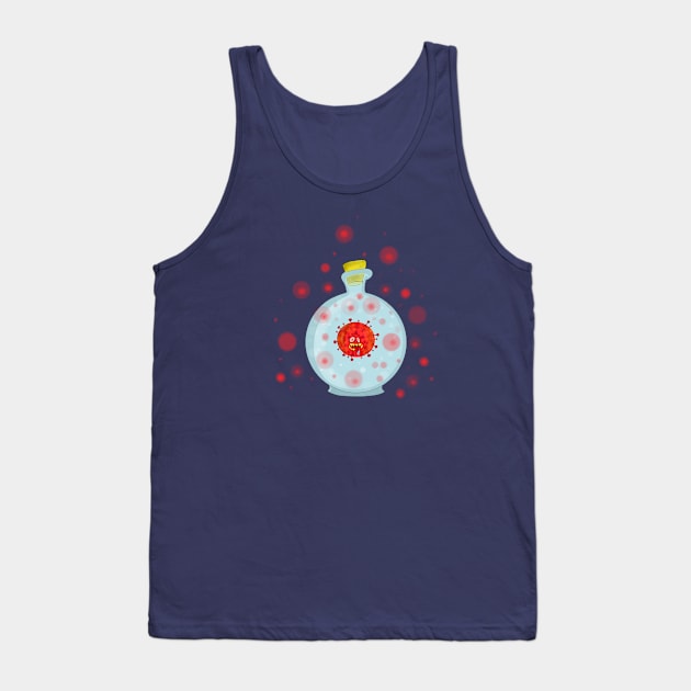 Virus Medical Flask Tank Top by MariRiUA